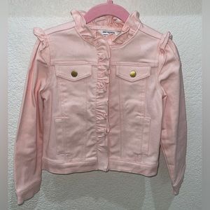 Janie & Jack girl jacket by Juno Valentine, 3-4 T, in light pink color.